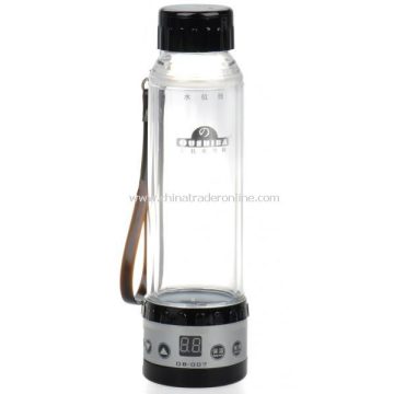 Car Cigarette Lighter Powered Electric Water Heater Bottle - Black (280ml / DC 12~24V)